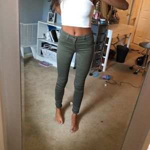 Army Green Jeggings